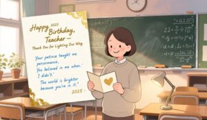 Best Heartfelt Birthday Wishes for Teacher in 2025 – 120 + Messages to Make Their Day Special